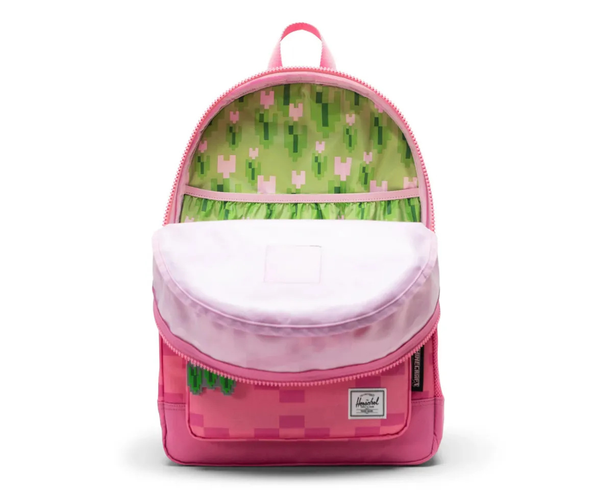 Mochila Minecraft Personalizable Herschel Heritage Youth Pink Sheep