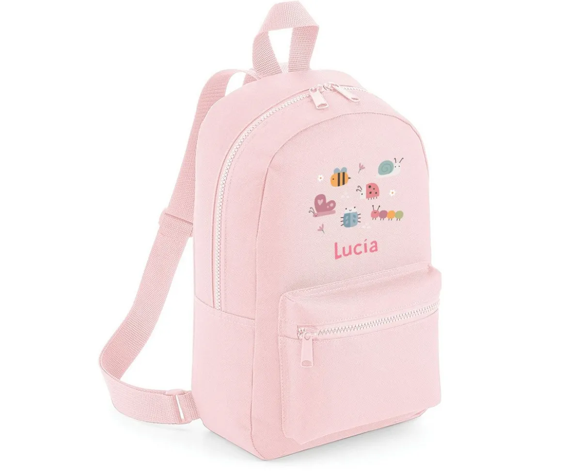 Mochila Mini Fashion Rosa Personalizada Bugs
