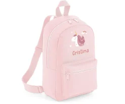 Mochila Mini Fashion Rosa Personalizada Magical Unicorn