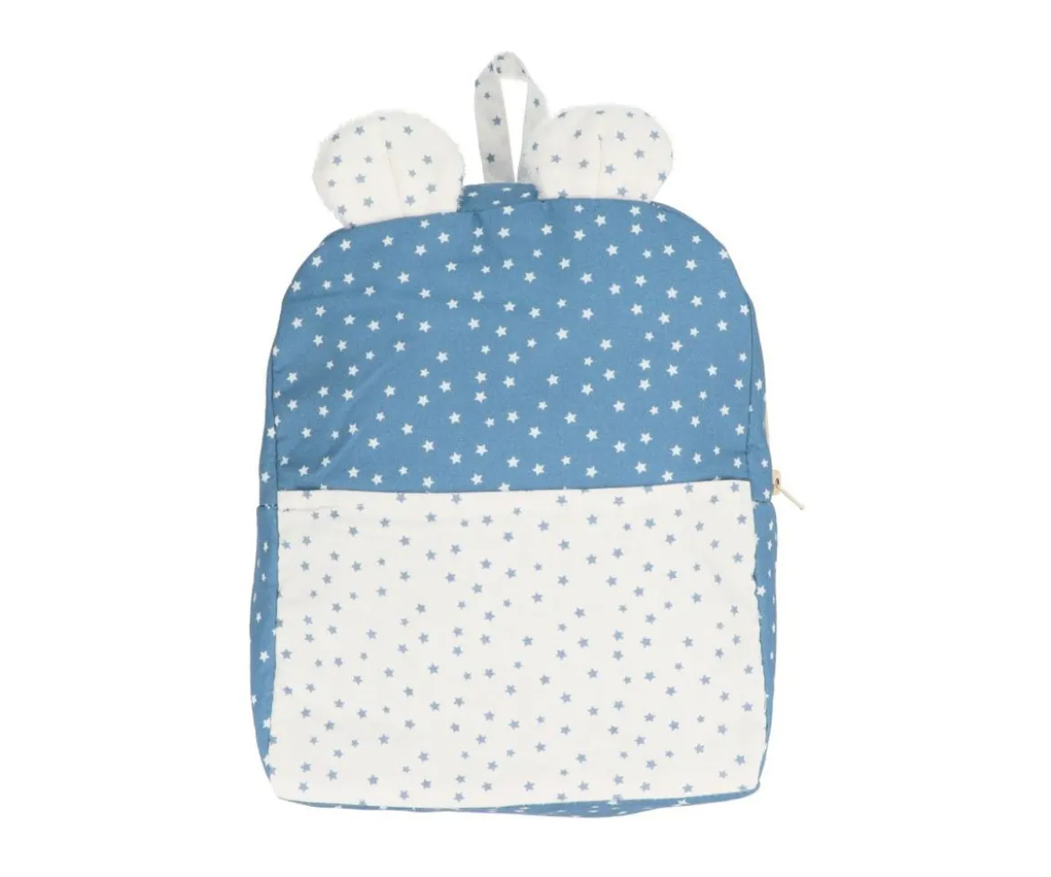 Mochila Mini Star Azul Personalizable