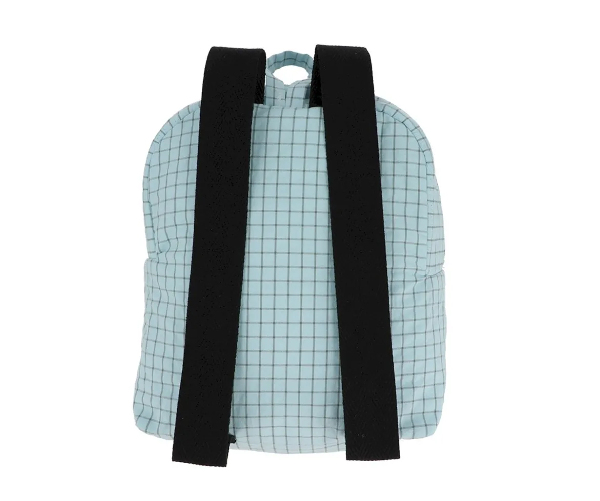 Mochila Nordic Check Blue Personalizable