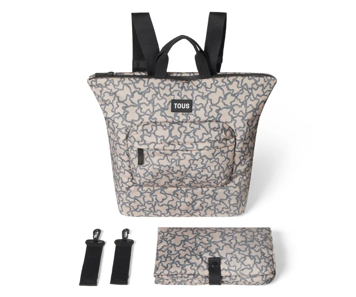 Mochila para Silla de Paseo TOUS Baby Kaos Beige con Cambiador