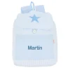 Mochila Pequeña Oxford Azul Personalizable