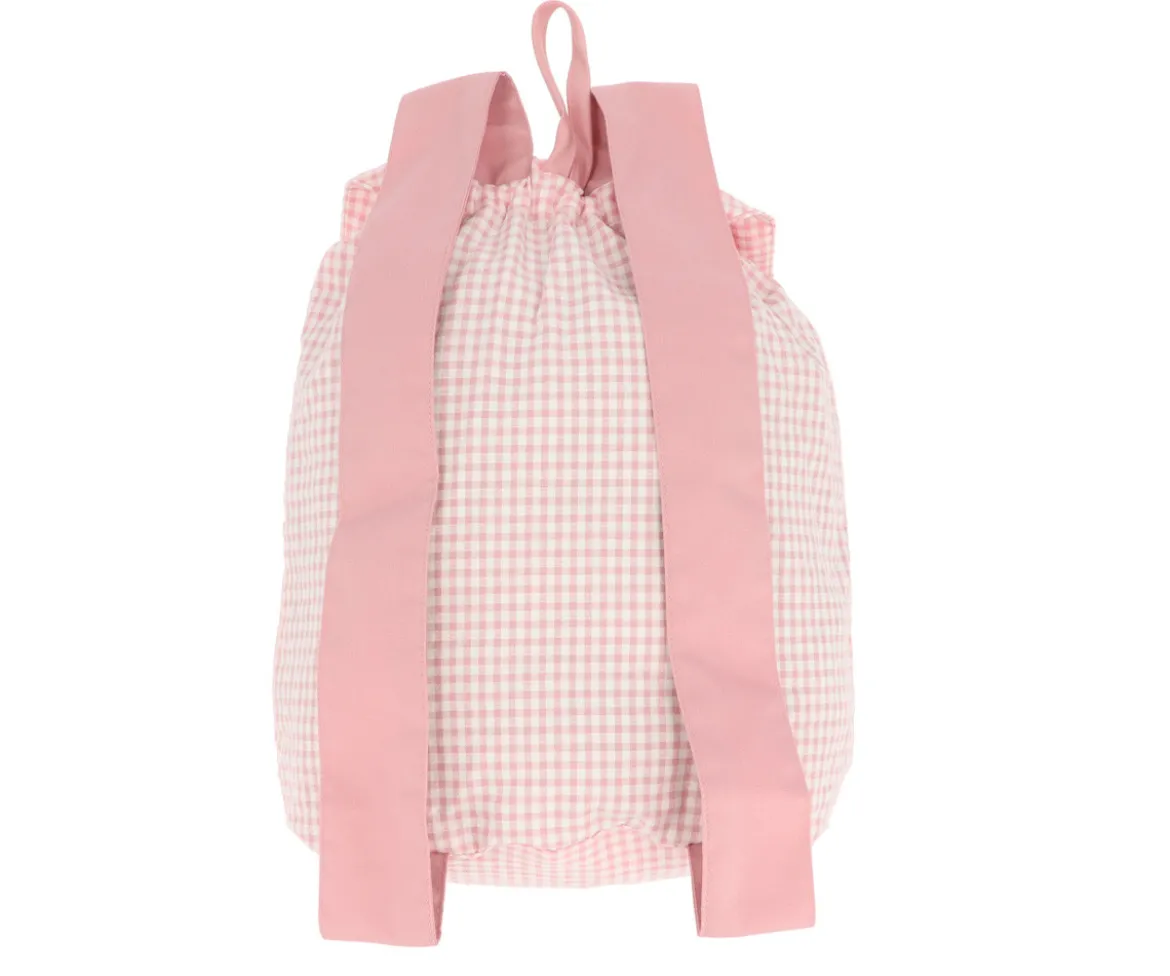 Mochila Pequeña Vichy Blossom Birds Personalizable