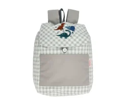 Mochila Pequeña Vichy Dinos World Personalizable