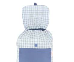 Mochila Pequeña Vichy Planes Personalizable