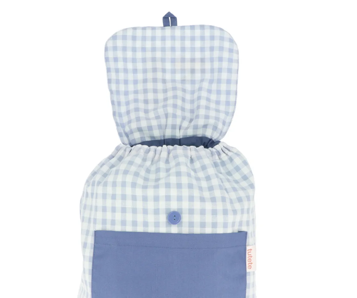 Mochila Pequeña Vichy Planes Personalizable