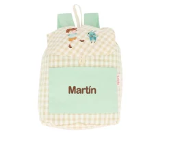 Mochila Pequeña Vichy The Wooden Boy Personalizable