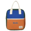 Mochila Preescolar Arthur Tricolor Azul Eléctrico Personalizable