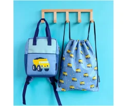 Mochila Preescolar Camión Volquete Personalizable