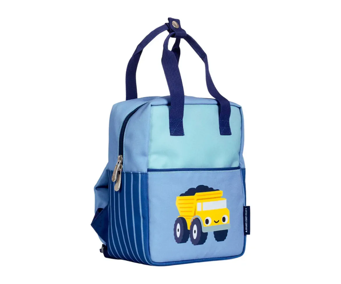 Mochila Preescolar Camión Volquete Personalizable