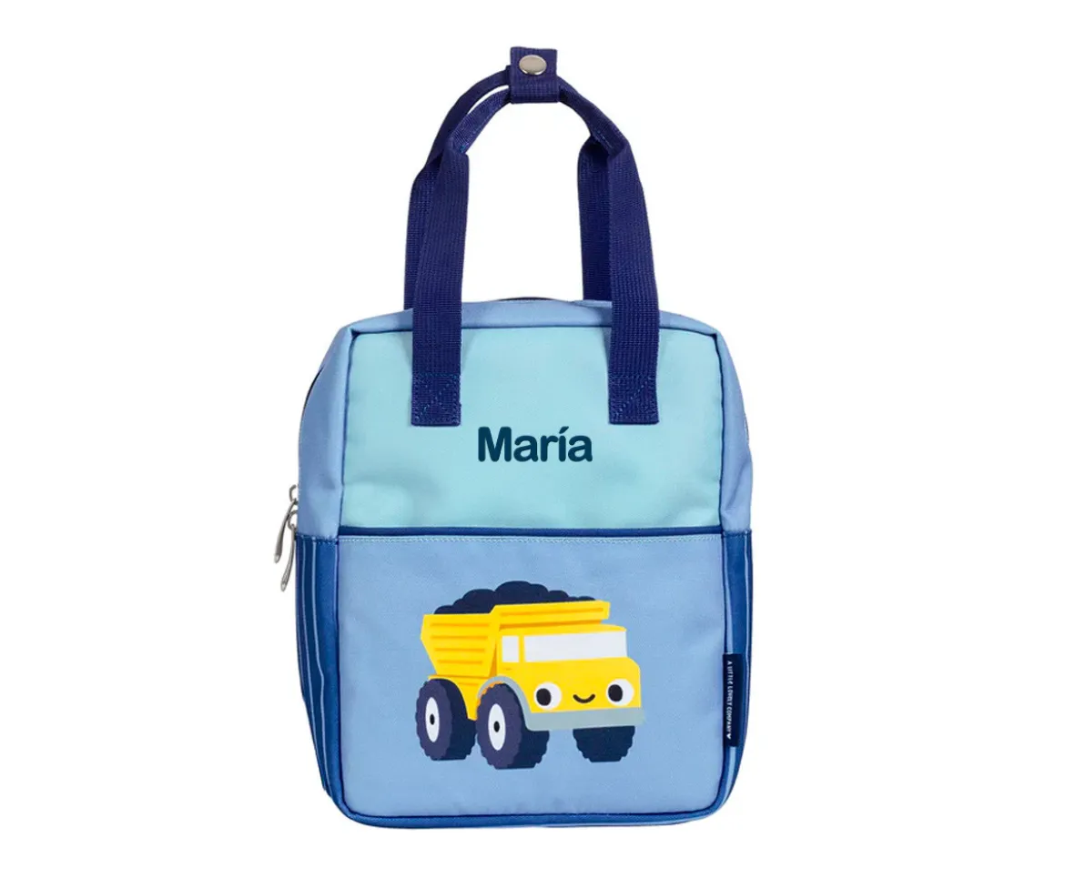 Mochila Preescolar Camión Volquete Personalizable