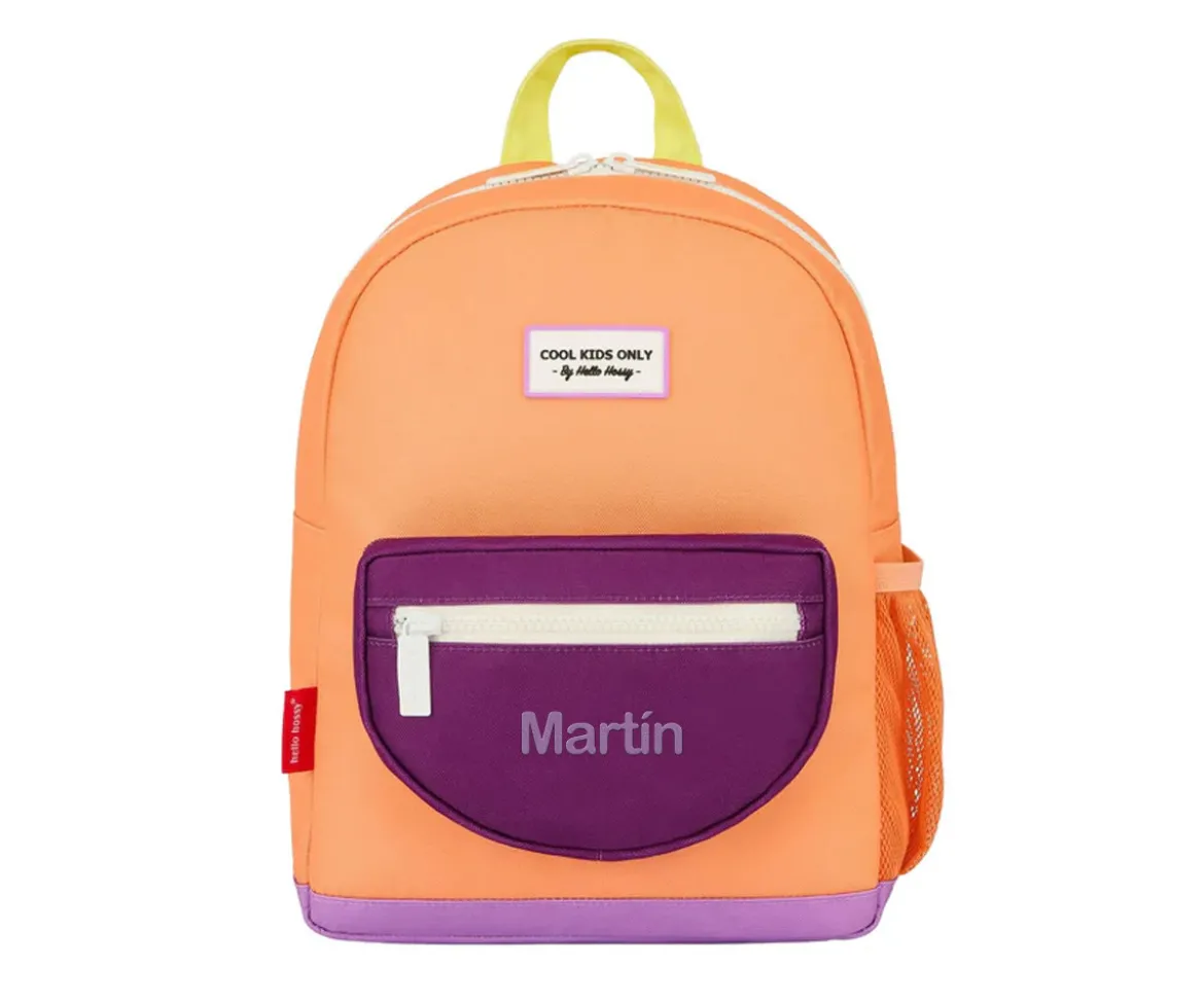 Mochila Preescolar Mini Peach Pop Personalizable