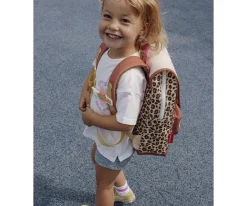 Mochila Preescolar Solapa Léopard #6 Personalizable