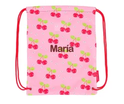 Mochila Saco Happy Cherries Personalizable