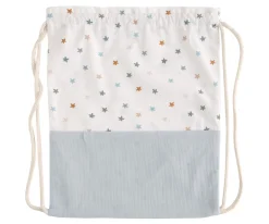 Mochila Saco Little Stars Blue Personalizable