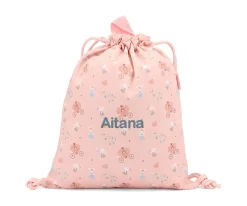 Mochila Saco Tela Mouse Fairies Personalizable