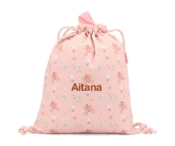Mochila Saco Tela Mouse Fairies Personalizable