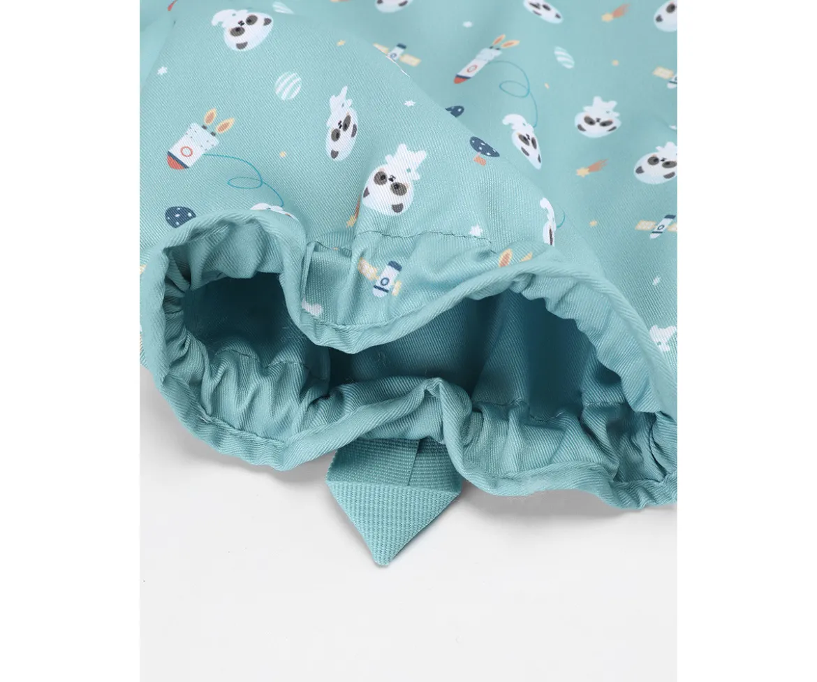 Mochila Saco Tela Pandas in Space Personalizable