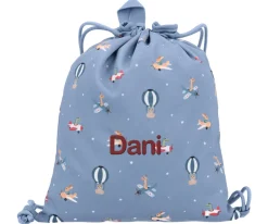 Mochila Saco Tela Planes Personalizable