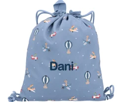 Mochila Saco Tela Planes Personalizable