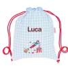 Mochila Saco Vichy Circus Show Personalizable