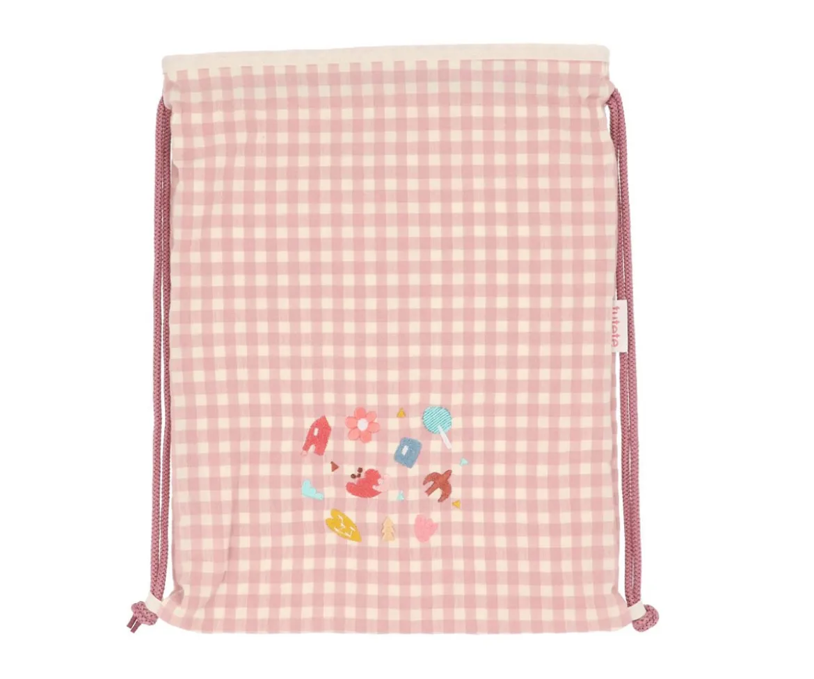 Mochila Saco Vichy Geometric Nature Personalizable