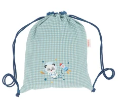 Mochila Saco Vichy Pandas in Space Personalizable