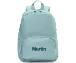 Mochila Solid Color Green Personalizable