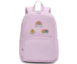 Mochila Solid Color Lavender + 6 Parches Autoadhesivos Happy Day