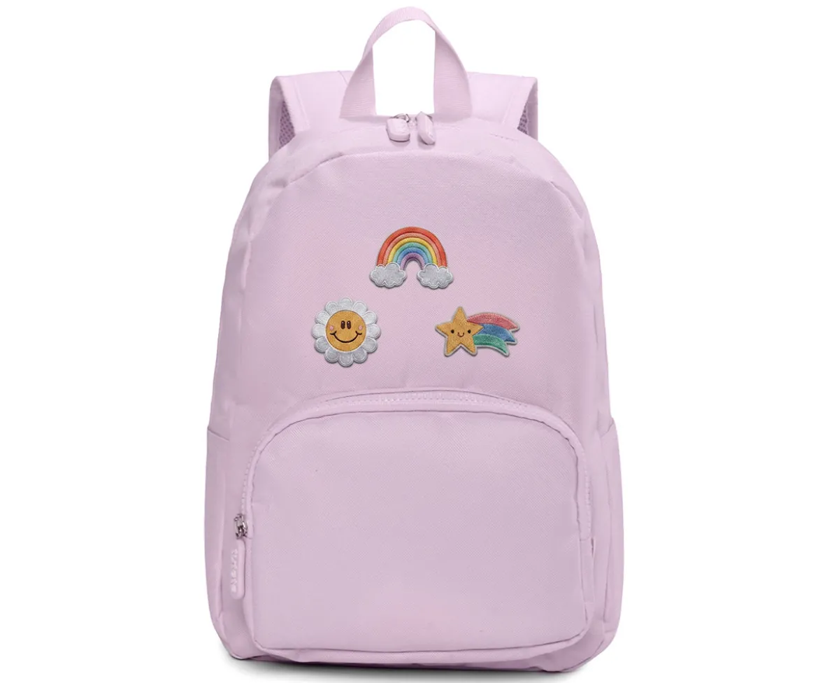 Mochila Solid Color Lavender Personalizada Mouse Fairies