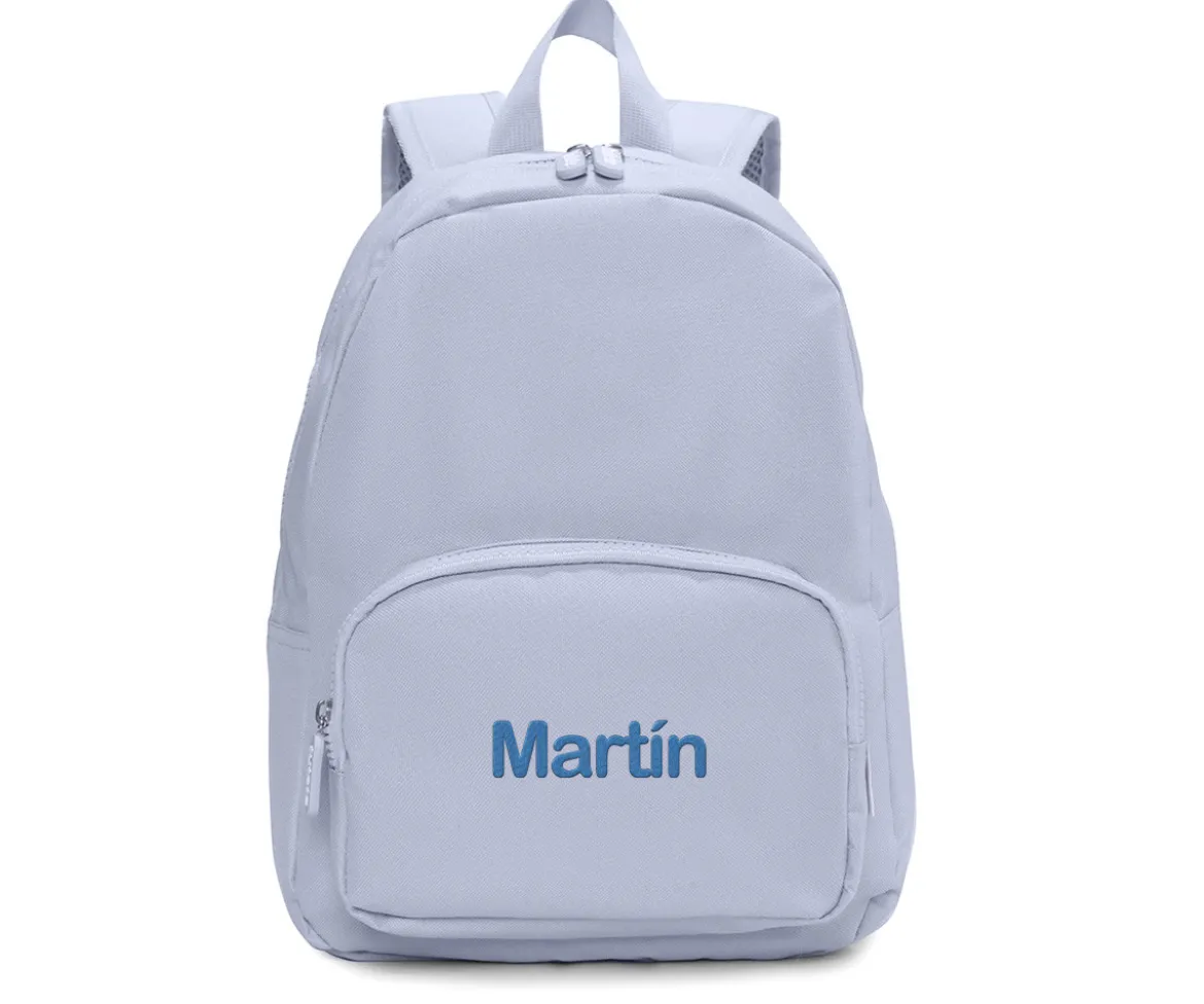 Mochila Solid Color Sky + 6 Parches Autoadhesivos Space