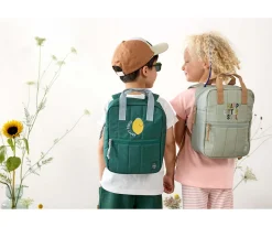 Mochila Square Mini Little Gang Light Khaki