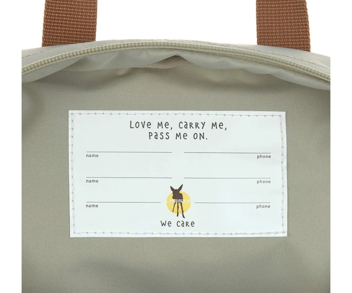 Mochila Square Mini Little Gang Light Khaki