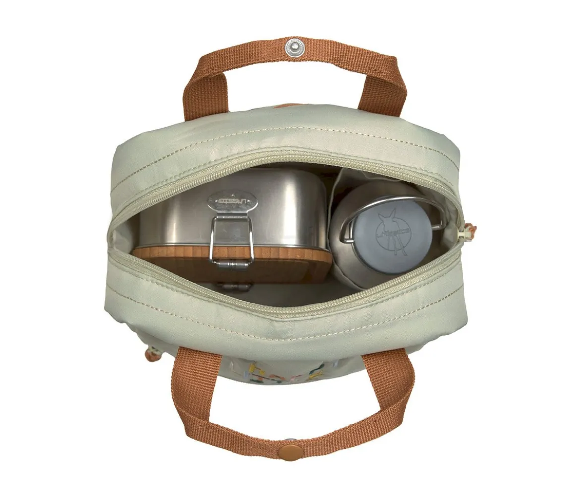 Mochila Square Mini Little Gang Light Khaki