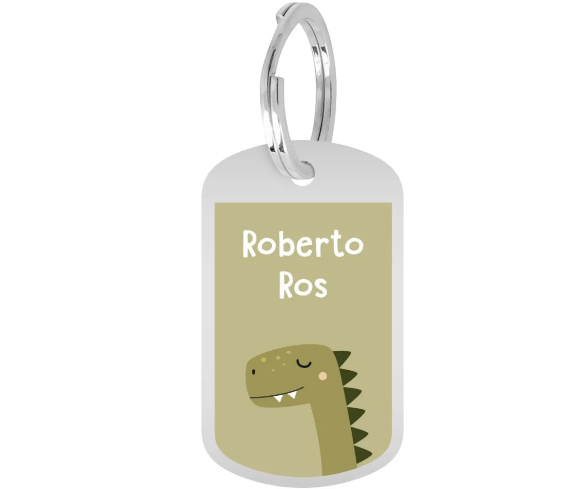 Mochila Trixie GRANDE Dino con Llavero Personalizado