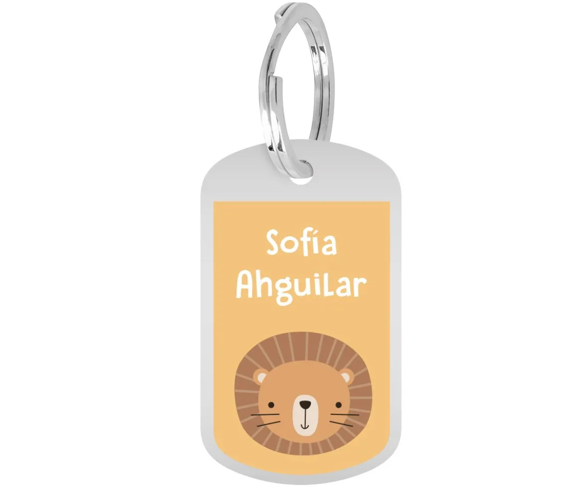 Mochila Trixie GRANDE Mr. Lion con Llavero Personalizado