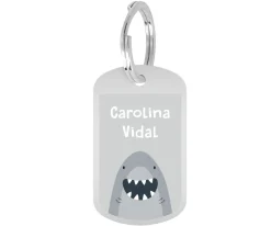 Mochila Trixie GRANDE Mr. Shark con Llavero Personalizado
