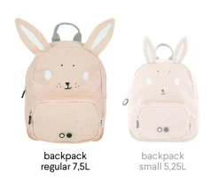 Mochila Trixie GRANDE Mrs. Rabbit Personalizable