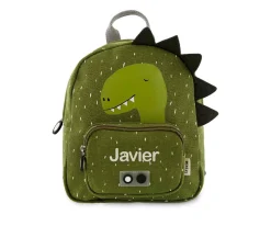 Mochila Trixie PEQUEÑA Mr. Dino con Llavero Personalizado