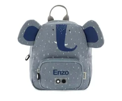 Mochila Trixie PEQUEÑA Mrs. Elephant con Llavero Personalizado
