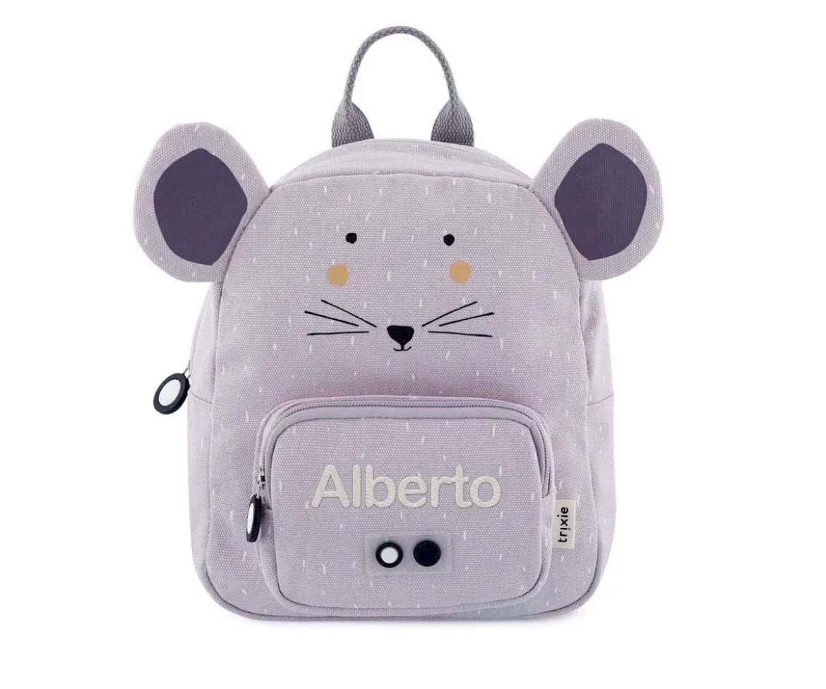 Mochila Trixie PEQUEÑA Mrs. Mouse Personalizable