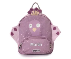 Mochila Trixie PEQUEÑA Mrs. Peacock Personalizable