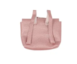 Mochila Vintage Swan en Piel Sintética Rose Nacre para Muñeco Gordis