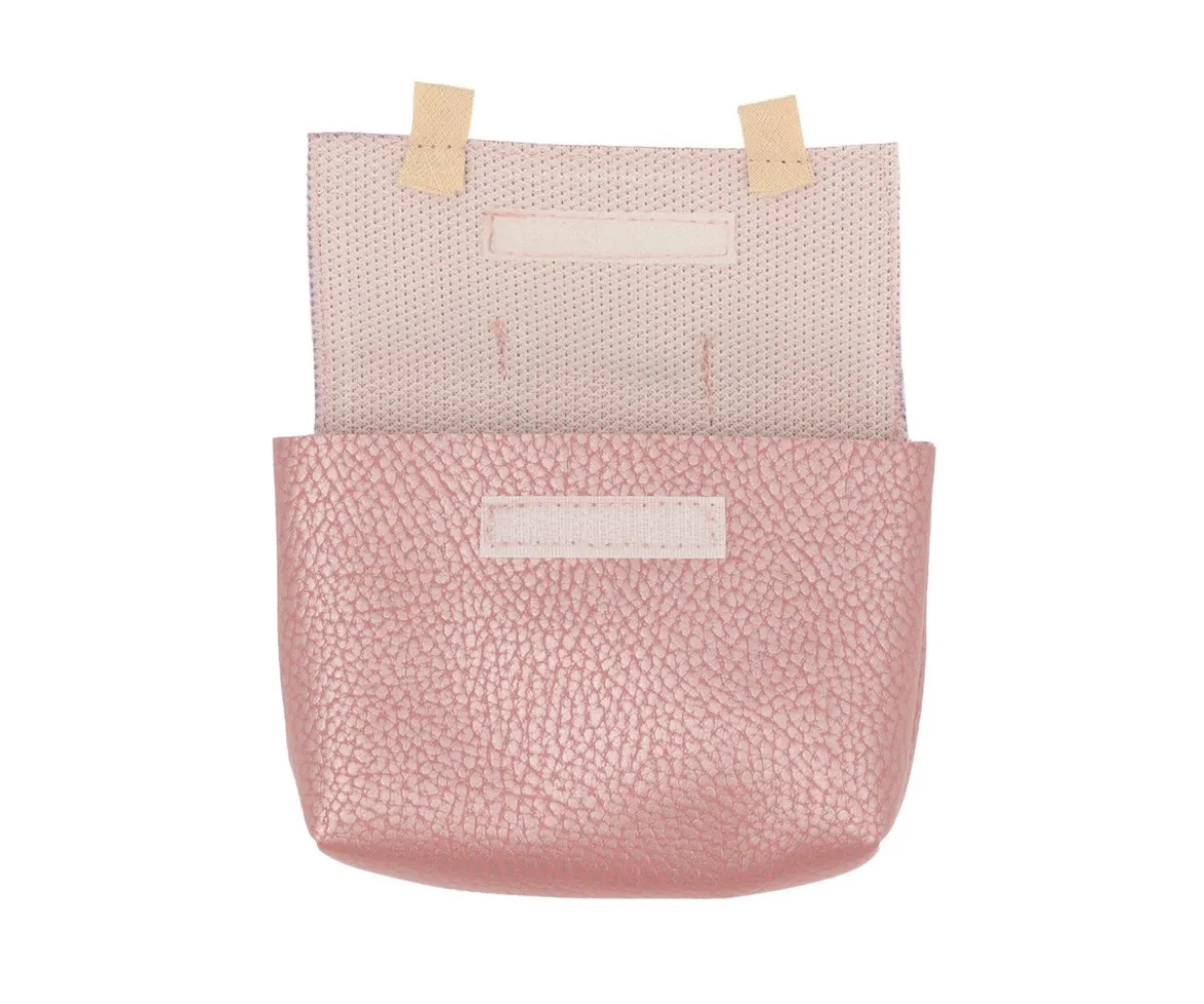 Mochila Vintage Swan en Piel Sintética Rose Nacre para Muñeco Gordis