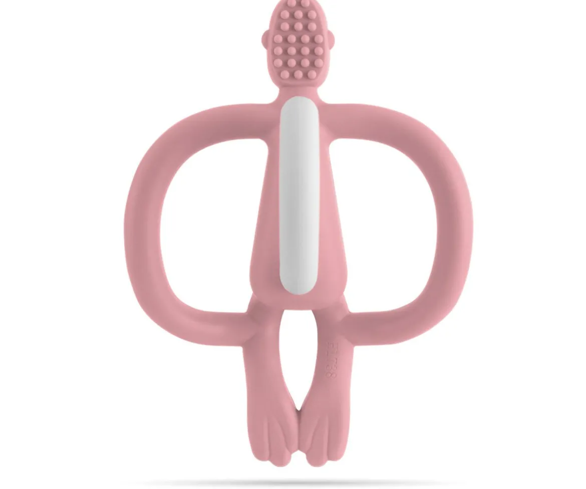 Mordedor Matchstick Monkey Rosa Empolvado
