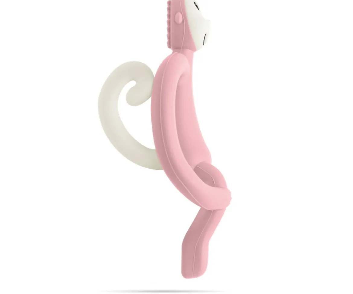Mordedor Matchstick Monkey Rosa Empolvado