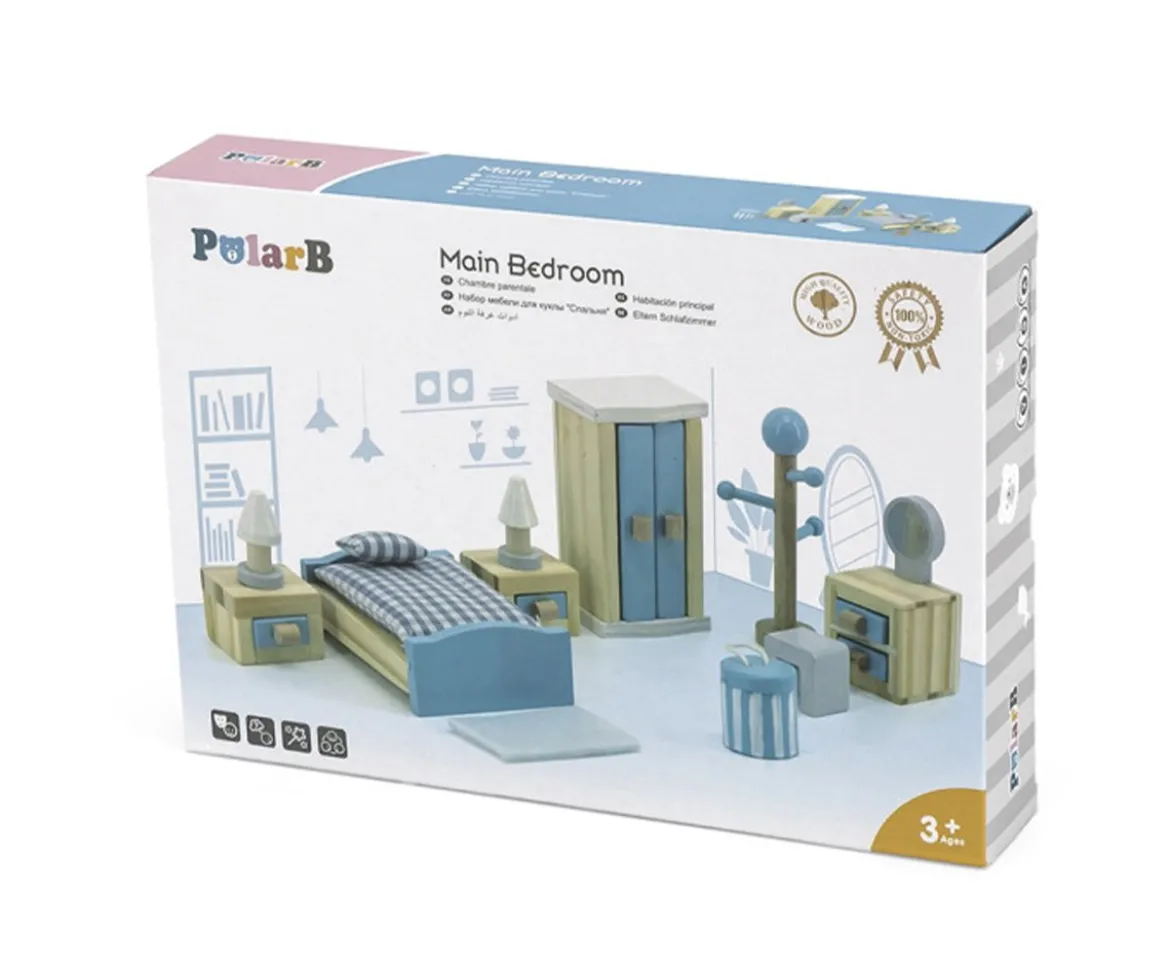 Muebles Dormitorio Principal para Casa de Muñecas