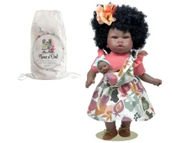 Muñeca Addis con Bebé Flores