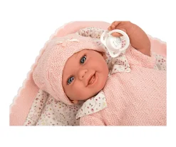 Muñeca Elegance 35 cm Baby to Rosa con Manta